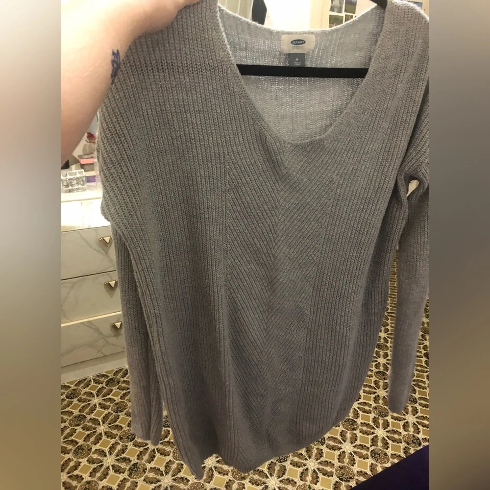 Light Blue oversized sweater - Picture 2 of 3